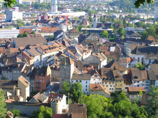 Brugg - Sicht vom Hexenplatz